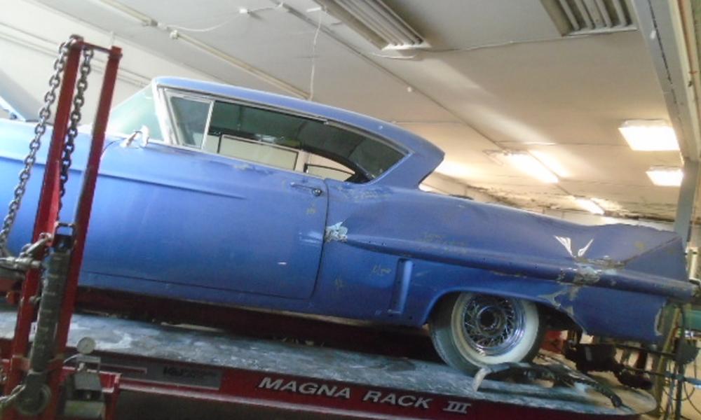 Before: 1957 Cadillac Deville